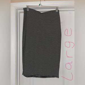 Knee length skirts, one dress